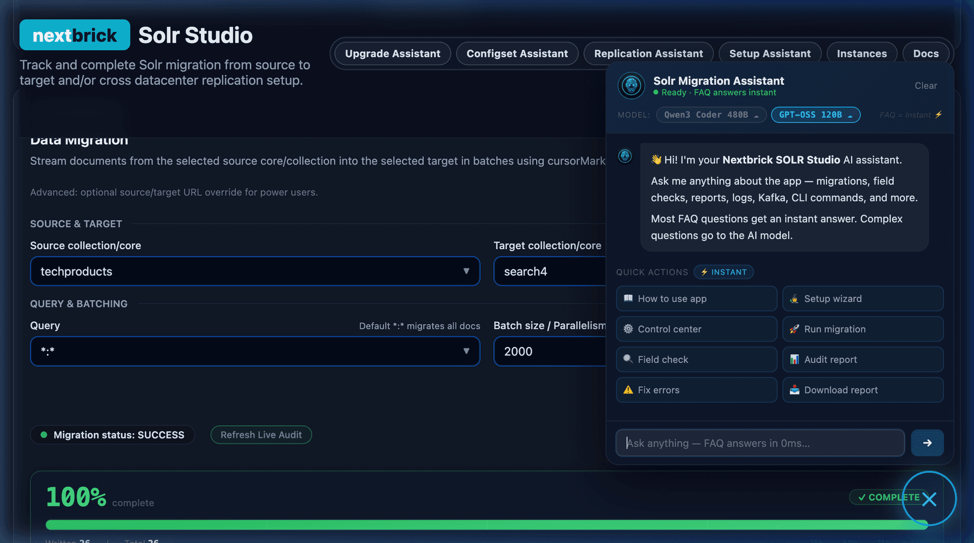 NextAI proof screen