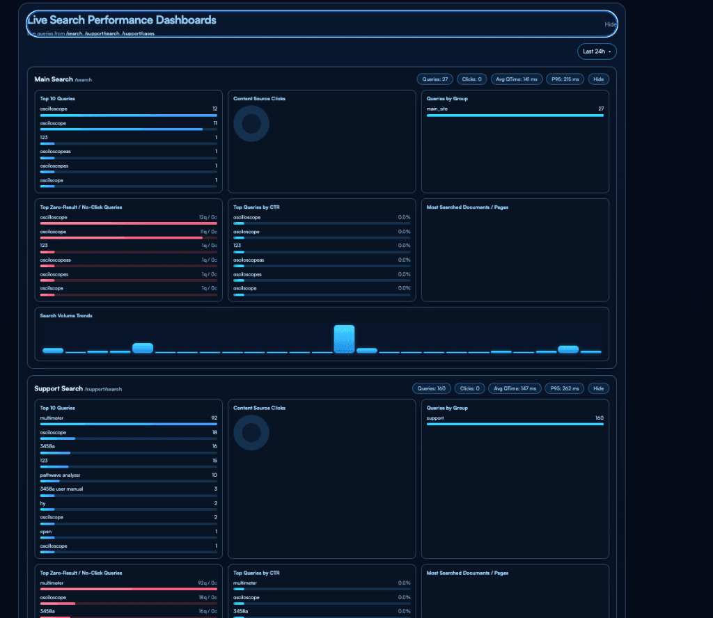 NextSearch proof screen